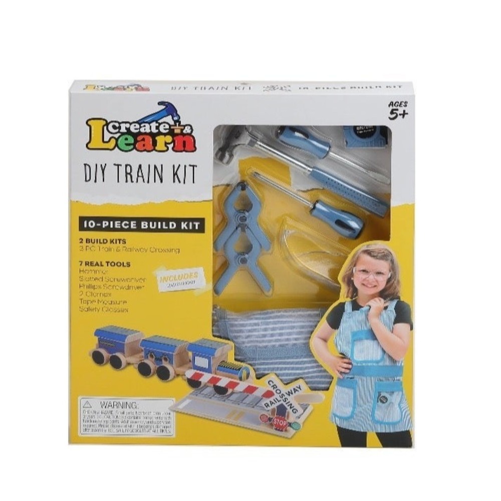 DIY Train Project Kit with Real Tools (Z193)